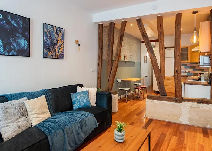 아파트 Designer And Stylish Flat In Vibrant Belleville Neighborhood Near The Metro 파리